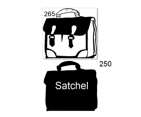 Satchell Book Cover 265 x 250 mm
